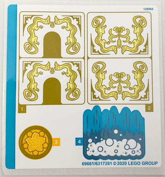 43184stk01 | Sticker Sheet for Set 43184 - | LEGOPART