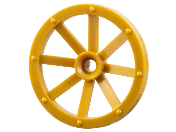 4489b | Wheel Wagon Large 33mm D., Hole Notched for Wheels Holder Pin | LEGOPART