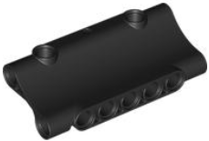 4500 | Technic, Panel Inverted 7 x 3 with 2 Pin Holes through Panel Surface | LEGOPART