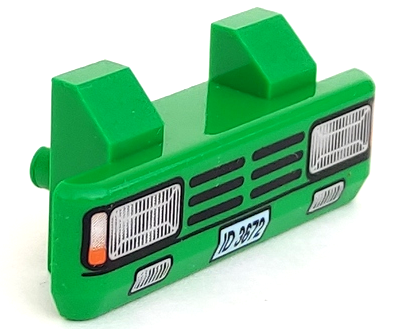 45409pb02 | Vehicle, Grille 2 x 6 with 2 Technic Pins with | LEGOPART