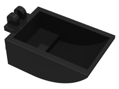 4626 | Vehicle, Digger Bucket 2 x 3 Curved Bottom, Hollow, with 2 Fingers Hinge | LEGOPART