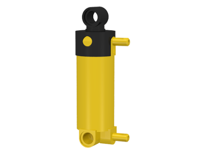 47224c01 | Pneumatic Cylinder with 2 Inlets and Rounded End Medium (48mm) | LEGOPART