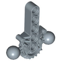 47306 | Bionicle Hips / Lower Torso with 2 Ball Joint and 7 Tooth Half Gear | LEGOPART