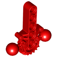 47306 | Bionicle Hips / Lower Torso with 2 Ball Joint and 7 Tooth Half Gear | LEGOPART