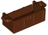 4738a | Container, Treasure Chest Bottom with Slots in Back | LEGOPART