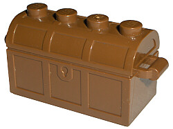 4738bc01 | Container, Treasure Chest with No Slots in Back and | LEGOPART