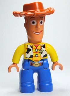 Duplo Figure Lego Ville, Male, Woody LEGO 47394pb130 | Fyrebrick.be