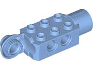 47432 | Technic, Brick Modified 2 x 3 with Pin Holes, Rotation Joint Ball Half Vertical, and Rotation Joint Socket | LEGOPART