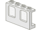 4863c02 | Window 1 x 4 x 2 Plane, Single Top Hole and Double Bottom Holes for Glass with Trans-Clear Glass | LEGOPART