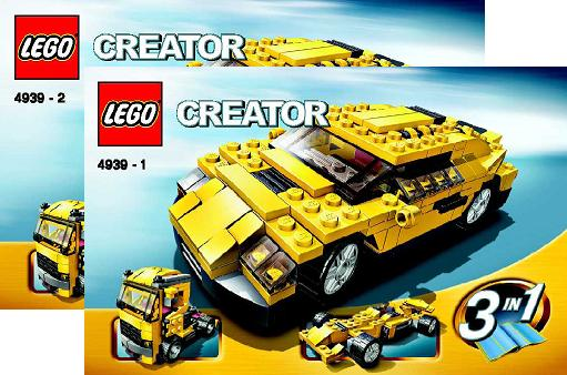 4939-1 | Cool Cars | INSTRUCTIONS | LEGOPART