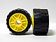 55981c06 | Wheel 18mm D. x 14mm with Pin Hole, Fake Bolts and Shallow Spokes with Black Tire 24 x 14 Shallow Tread, Band Around Center of Tread | LEGOPART