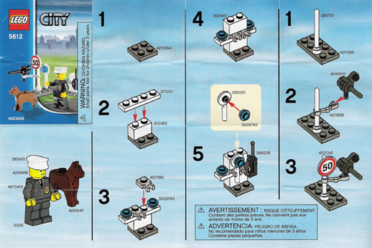 5612-1 | Police Officer | INSTRUCTIONS | LEGOPART