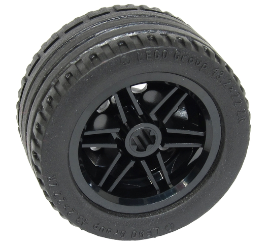 56145c01 | Wheel 30.4mm D. x 20mm with No Pin Holes and Reinforced Rim with Black Tire 43.2 x 22 ZR | LEGOPART