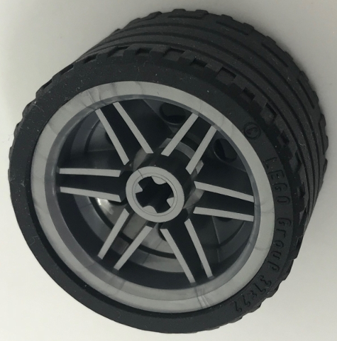 56145c03 | Wheel 30.4mm D. x 20mm with No Pin Holes and Reinforced Rim with Black Tire 37 x 22 ZR | LEGOPART
