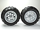 56908c02 | Wheel 43.2mm D. x 26mm Technic Racing Small, 6 Pin Holes with Black Tire 68.7 x 34 R | LEGOPART