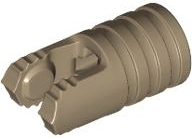 57360 | Hinge Cylinder 1 x 2 Locking with 2 Fingers and Axle Hole on Ends without Slots | LEGOPART