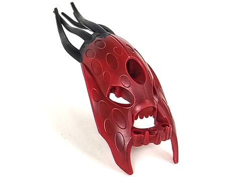 57549pb01 | Bionicle Head, Barraki Kalmah with Marbled Black Pattern | LEGOPART