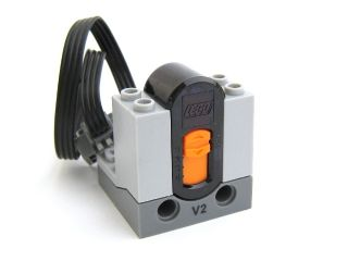 58123bc01 | Electric Power Functions Receiver Unit with Dark Bluish Gray Bottom and Black V2 Print | LEGOPART