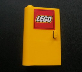 58381pb01 | Door 1 x 3 x 4 Left - Open Between Top and Bottom Hinge with Lego Logo Pattern | LEGOPART