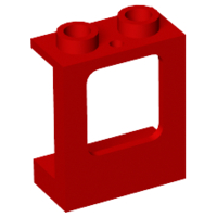 60032 | Window 1 x 2 x 2 Plane, Single Hole Top and Bottom for Glass | LEGOPART