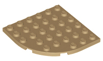 6003 | Plate, Round Corner 6 x 6 | LEGOPART