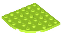 6003 | Plate, Round Corner 6 x 6 | LEGOPART