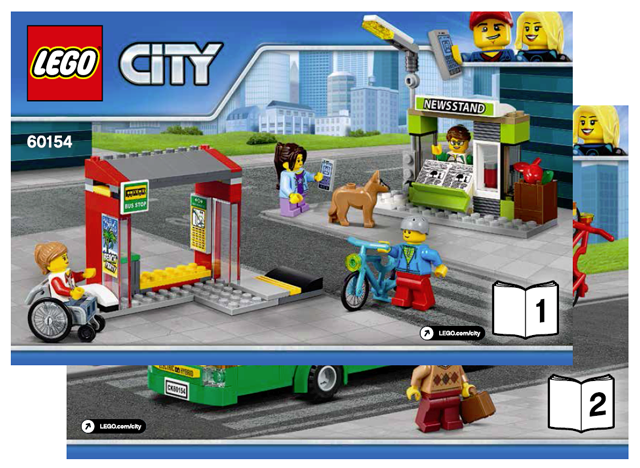 60154-1 | Bus Station | INSTRUCTIONS | LEGOPART