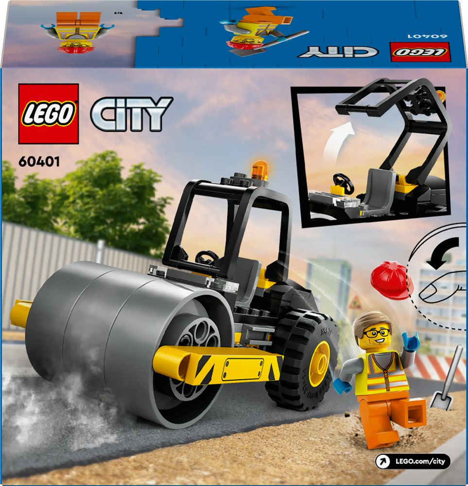 Bouw stoomwals LEGO 60401