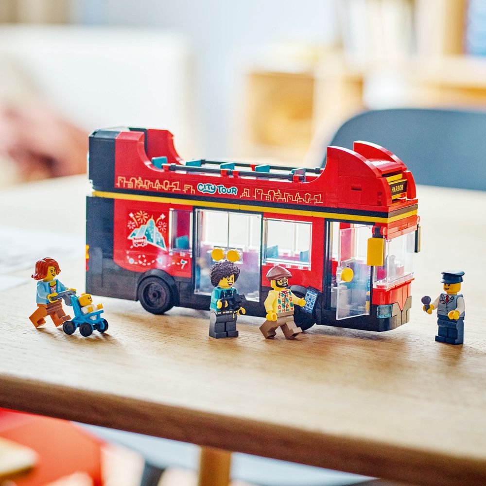 Red Double-Decker Sightseeing Bus LEGO 60407