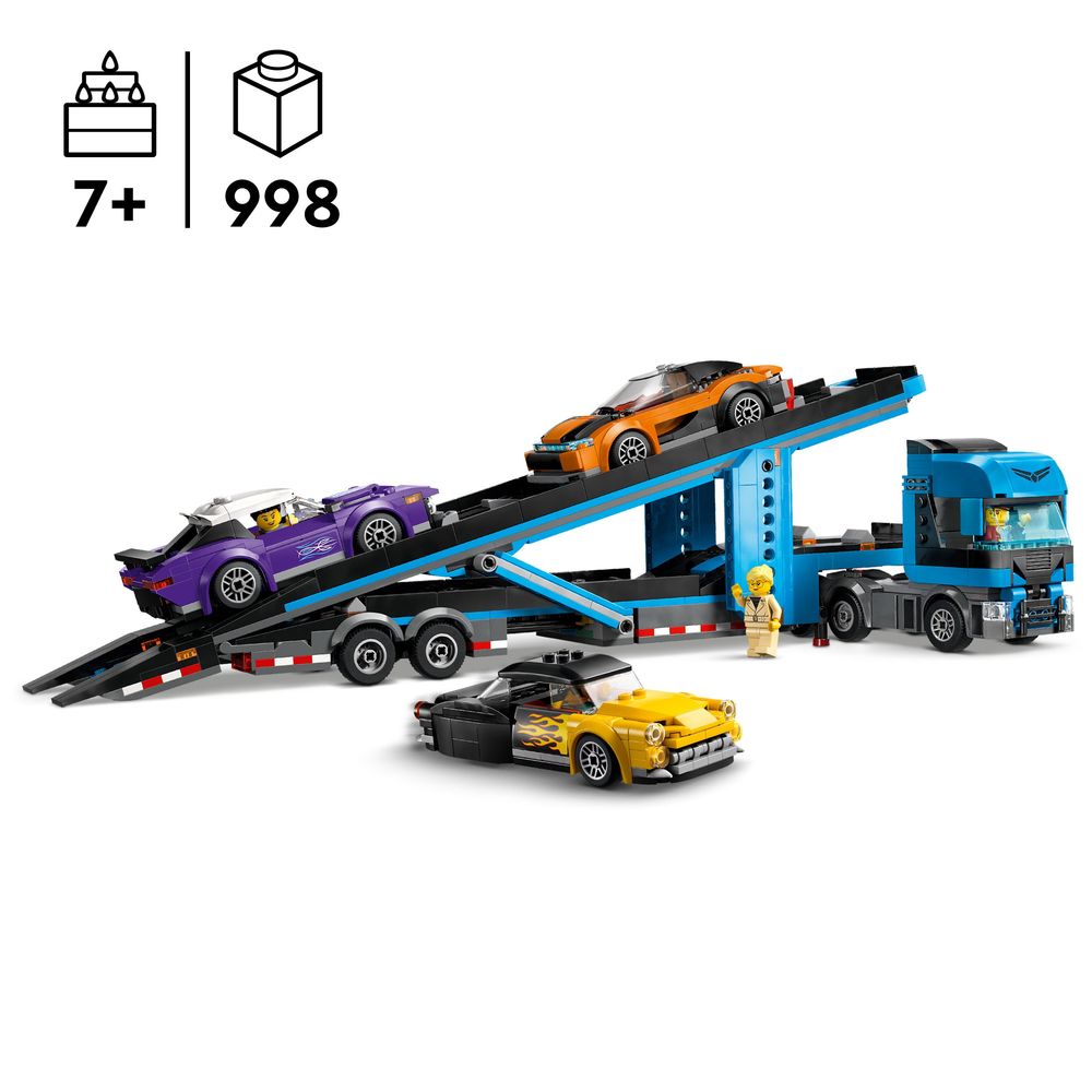 Car Transporter Truck with Sports Cars LEGO 60408