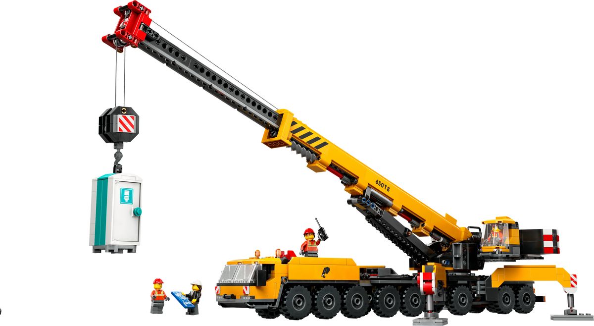 Yellow Mobile Construction Crane LEGO 60409