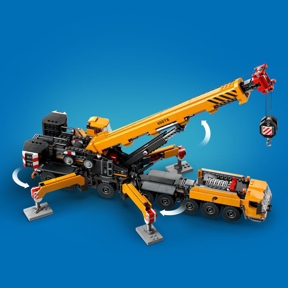 Yellow Mobile Construction Crane LEGO 60409