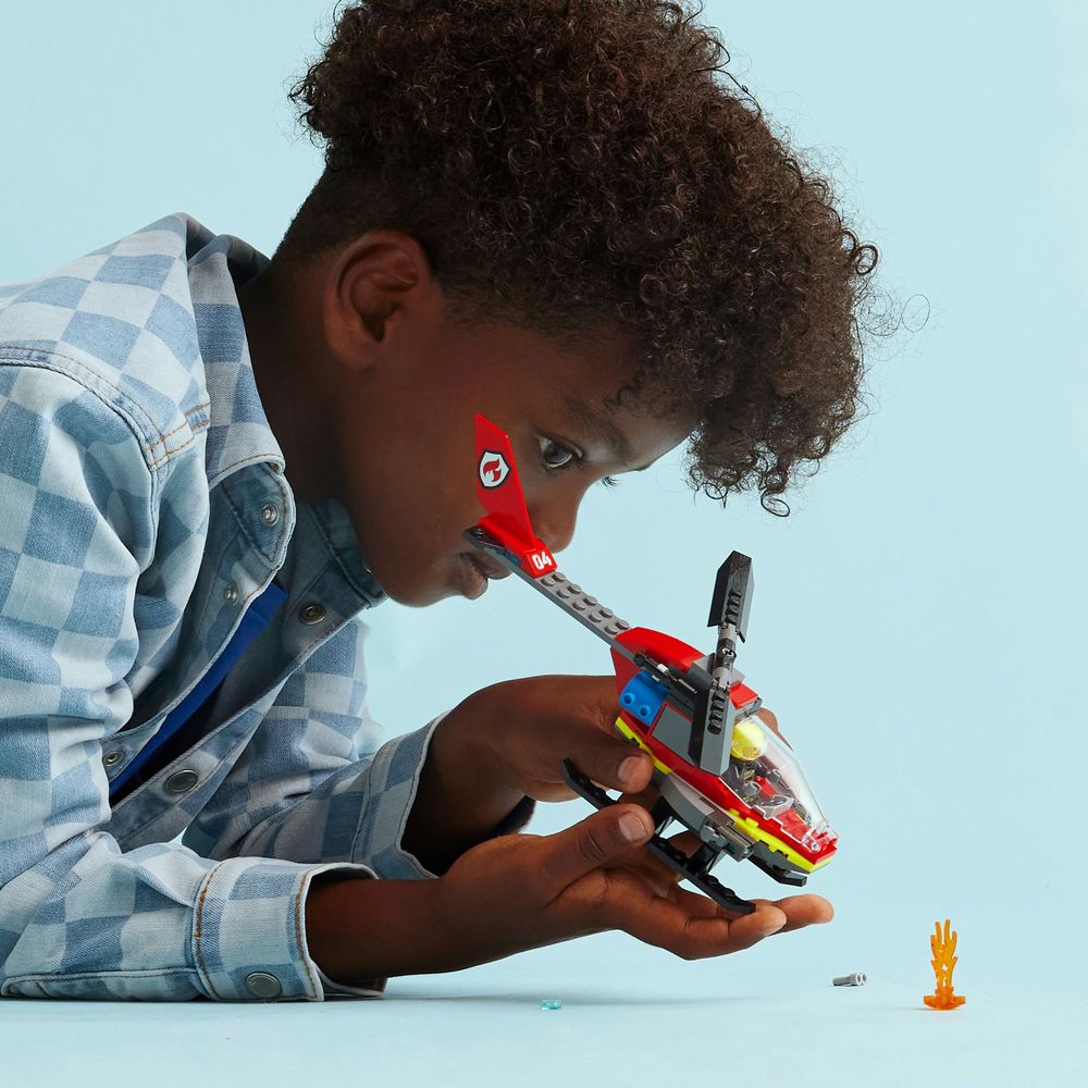 Brandweerhelikopter LEGO 60411