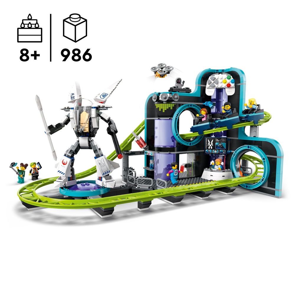 Robot World Roller-Coaster Park LEGO 60421