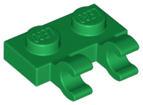 60470b | Plate, Modified 1 x 2 with 2 Open O Clips | LEGOPART