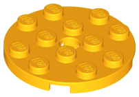 60474 | Plate, Round 4 x 4 with Hole | LEGOPART