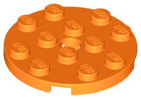 60474 | Plate, Round 4 x 4 with Hole | LEGOPART