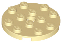 60474 | Plate, Round 4 x 4 with Hole | LEGOPART