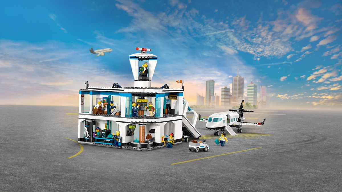 Airport with Airplane LEGO 60502