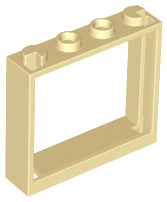 60594 | Window 1 x 4 x 3 - No Shutter Tabs | LEGOPART