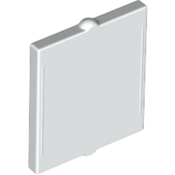 60601 | Glass for Window 1 x 2 x 2 Flat Front | LEGOPART