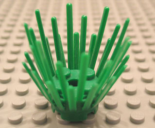 6065 | Plant Prickly Bush 2 x 2 x 3 Extension with 2 x 2 Center | LEGOPART
