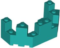 6066 | Castle Turret Top 4 x 8 x 2 1/3 | LEGOPART