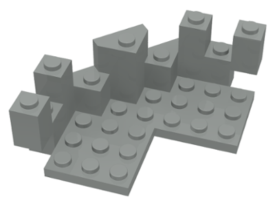 6072 | Castle Turret Top 7 x 7 Corner | LEGOPART