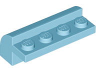 6081 | Slope, Curved 2 x 4 x 1 1/3 with 4 Recessed Studs | LEGOPART