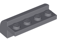 6081 | Slope, Curved 2 x 4 x 1 1/3 with 4 Recessed Studs | LEGOPART