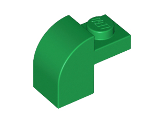 6091 | Slope, Curved 2 x 1 x 1 1/3 with Recessed Stud | LEGOPART