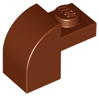 6091 | Slope, Curved 2 x 1 x 1 1/3 with Recessed Stud | LEGOPART