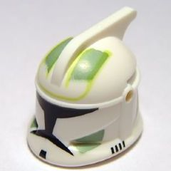 61189pb07 | Minifigure, Headgear Helmet SW Clone Trooper with Holes, Sand Green Markings Pattern | LEGOPART