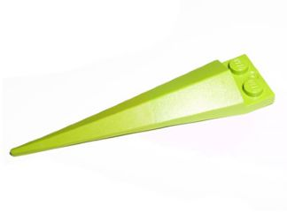 61406pb02 | Plate, Modified 1 x 2 with Angular Extension with Molded Flexible Lime Tip Pattern | LEGOPART